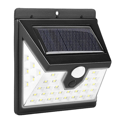 Solar Lights Outdoor, 40 Leds Solar Motion Light Sensor Security Lights,  270º Solar Flood Lights with 3 Lighting Modes, IP65 Waterproof for Garage Yard